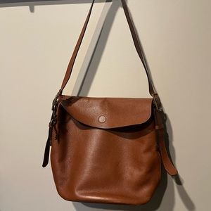 Large fossil brand leather purse